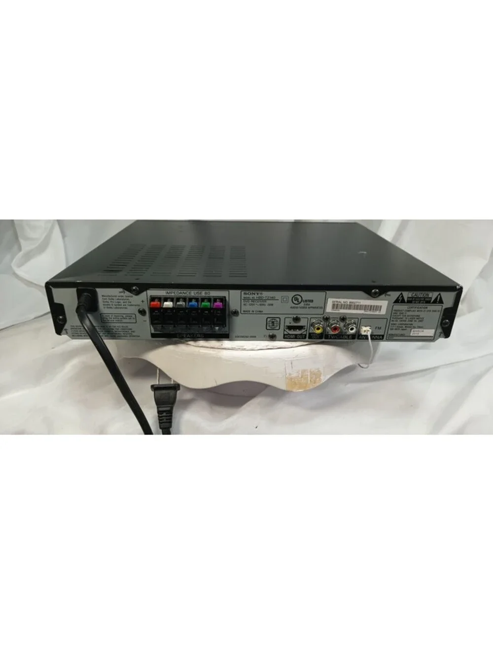 Sony HBD-TZ140 5.1ch Home Theater DVD Receiver HDMI 1080p